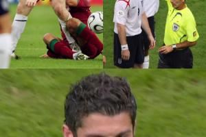 鲁尼谈06世界杯C罗眨眼：赛后我们就和解，上半场我还想让他染黄